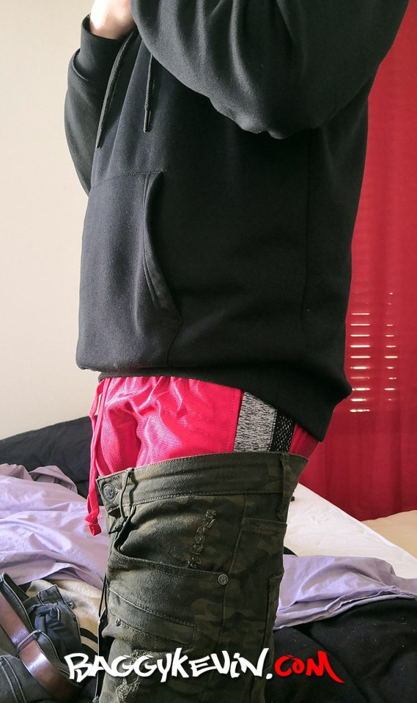 Your boy sagging some camo jeans